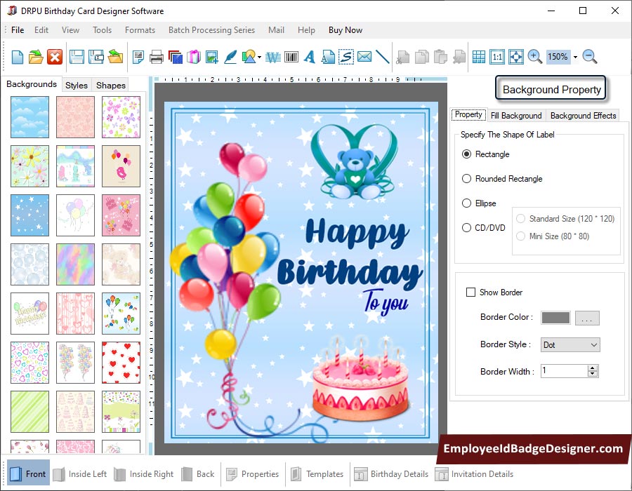 birthday Card Designing Software