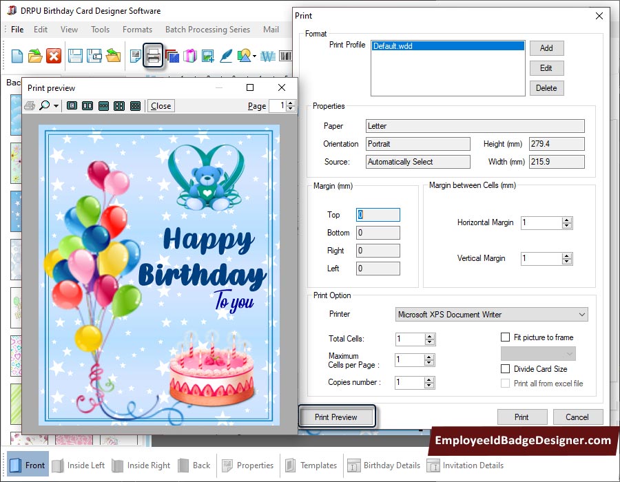 birthday Card Designing Software